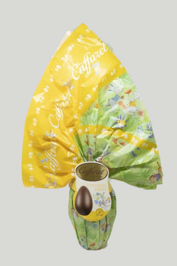 Caffarel uovo di pasqua cioccolato al latte capolavoro italiano genova