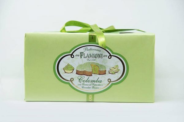 flamigni colomba pasticceria con crema di pistacchio genova